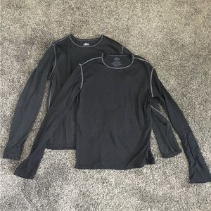 TWO Kids Hot Chillys Thermal Tops